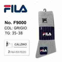 Fila F9000 Tris Calze Spugna Col.Grigio Tg.35-38