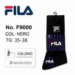 Fila F9000 Tris Calze Spugna Col.Nero Tg.35-38