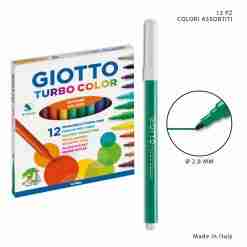 Giotto Pennarelli Turbo Color 12pz