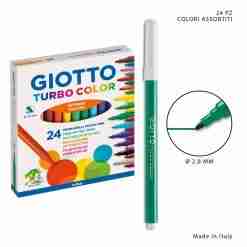 Giotto Pennarelli Turbo Color 24pz