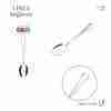 Dc Casa Serv.Inglese 18/C Cucch.Caffe 13cm 3pz
