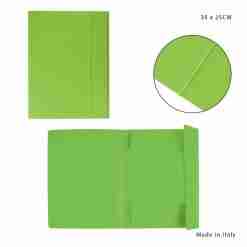 Cartellina C/Elast. 3/L 190g 25x35cm Verde Chiaro