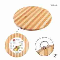 Dc Casa Tagliere Bamboo C/Appendino D30x1.5cm
