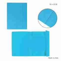 Cartellina C/Elast. 3/L 190g 25x35cm Azzurro