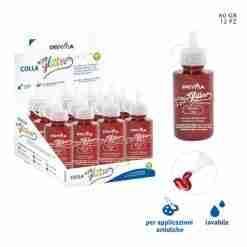 Pryma Colla Glitter 60g Rosso