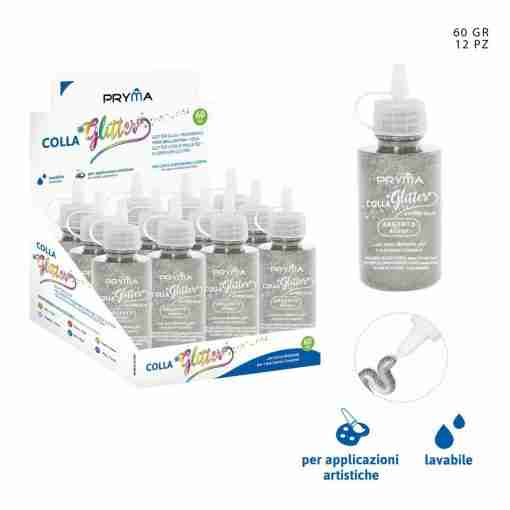 Pryma Colla Glitter 60g Argento