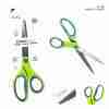 Pryma Forbici Bicolor Soft Touch Tonda 18cm Bl.