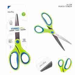 Pryma Forbici Bicolor Soft Touch Tonda 18cm Bl.