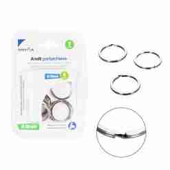 Pryma Anello Portachiavi 30mm 8pz Bl.