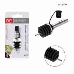 Dc Casa Tappo Bottiglia Dosatore Acciaio 8.5x2.5cm