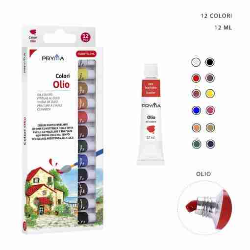 Pryma Colore Base Olio 12ml 12pz Bl.