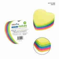 Pryma Sticky Notes Cuore 69x65mm 300ff Fluo