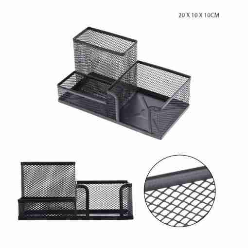 Pryma Portapenne Met. Multiuso 20x10x10cm Nero