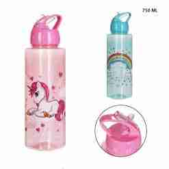 Dc Casa Borraccia Plastica 750ml Unicorno