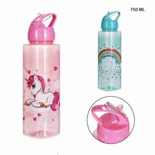 Dc Casa Borraccia Plastica 750ml Unicorno