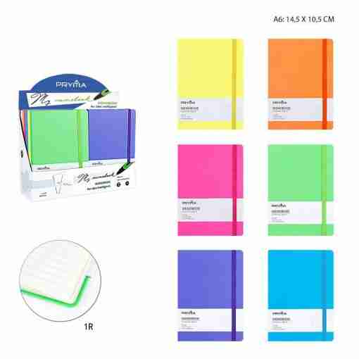 Pryma Memobook A6 96ff 1r Fluo