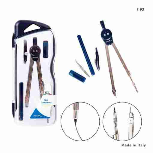 Pryma Compasso Metallo A/Snodata 5pz Bl.