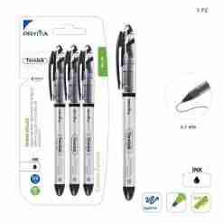 Pryma Penna Roller Tecnink 0.5mm 3pz Nero Bl.