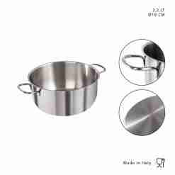 Dc Casa Casser.Alta Acciaio 2man. 2.2l D.18cm