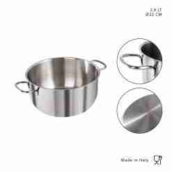 Dc Casa Casser.Alta Acciaio 2man. 3.9l D.22cm
