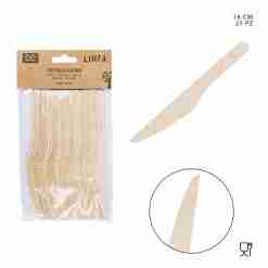 Dc Casa Coltello Legno Monouso 16cm 25pz