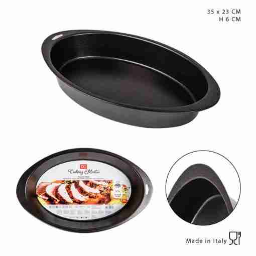 Dc Casa L/Cooking Master Teglia Ovale H6 35x23cm