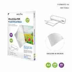 Pryma Pellicola Plastificazione A4 80micron 100ff