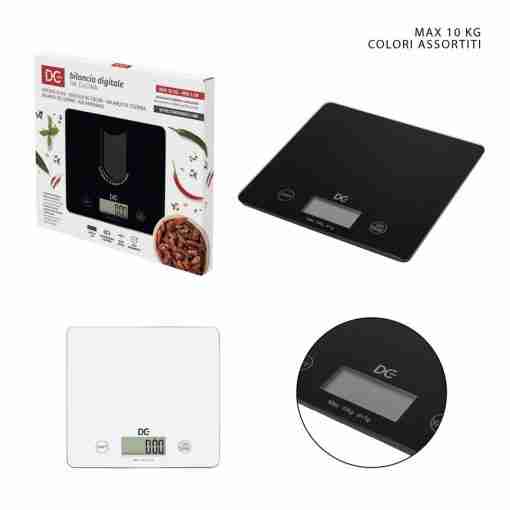Dc Casa Bilancia Cucina Digit.10kg 20.6x1.8x19 Ass