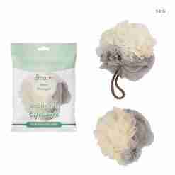 Dimorae Spugna Rete Esfoliante Bicolore Grig/Crem