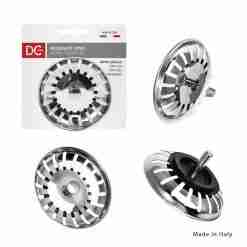 Dc Casa Tappo Lavello Inox Mod.Lux P/Lungo 12x4cm