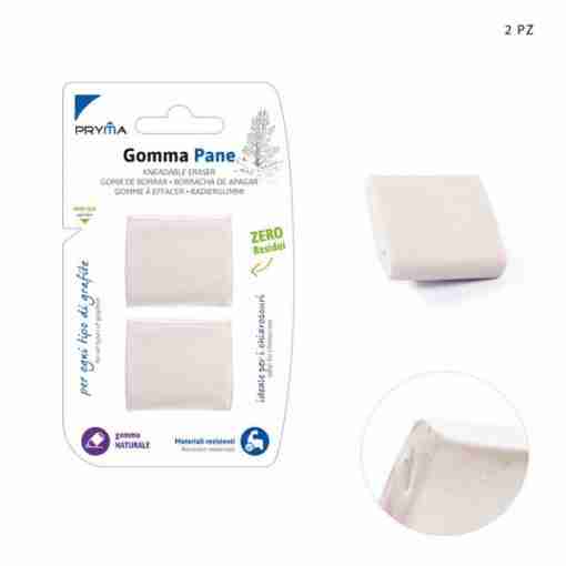 Pryma Gomma Pane Bianco 2pz Bl.