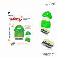 Pryma Temperino Funny 1foro+Gomma F/Seppia Bl.