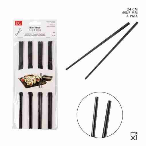 Dc Casa Bacchette Melamina 24cm D5.7mm 4paia