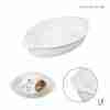Dc Casa Pirofila Porcellana C/Man.Oval.32.5x19x.5