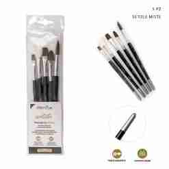 Pryma Artista Pennelli 5pz N.18-8-1/2-1/2-1/2 Bl.