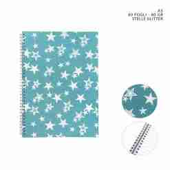 Pryma L/Glitter Quaderno A5 80ff 80g Stelle