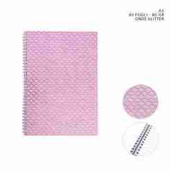Pryma L/Glitter Quaderno A5 80ff 80g Onde