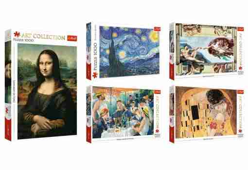 Trefl 1000pz 6ass. Collezione Arte