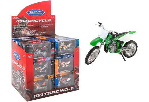 Welly Moto Cross Licenz Scala 1:18