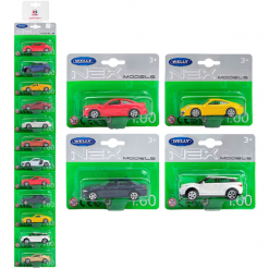 Welly 1:60 Auto D-Cast Licenza 12pz Cravatta