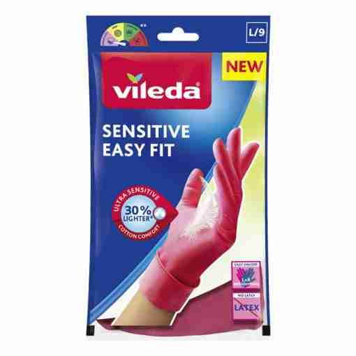 Vileda Guanti Sensitive Easy Fit L