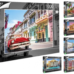 Puzzle Citta' 68x48cm 1000pz Ass