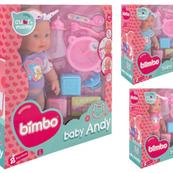 Bambolotto C/Funzione Bolle 30cm C/Acces 3col.