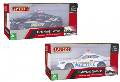 Auto Polizia A Retrocarica Die Cast 1:32 2 Ass