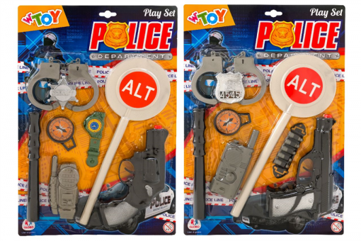 Set Polizia C/Pistola/Accessori