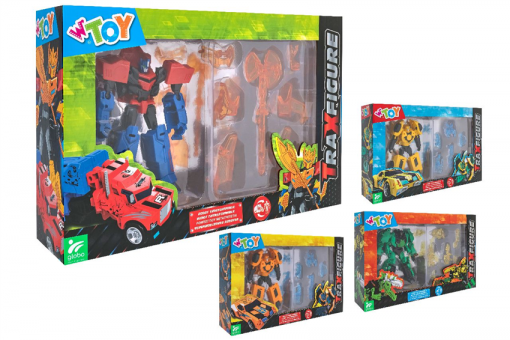 Traxfigure Robot->Veicoli 4 Ass