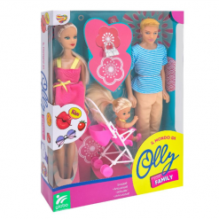 Fashion Doll C/Famiglia/Passeggino/Acc