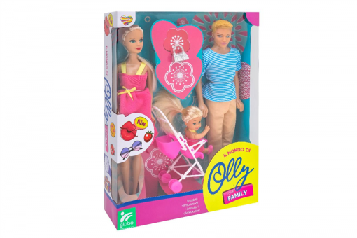 Fashion Doll C/Famiglia/Passeggino/Acc