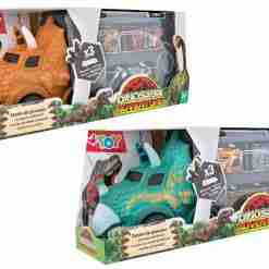 Dinosauro Camion Portauto C/3 Auto Met Retroc 2ass