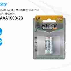 Pila Ricaricabile Ministilo Blister 2un Aaa1000